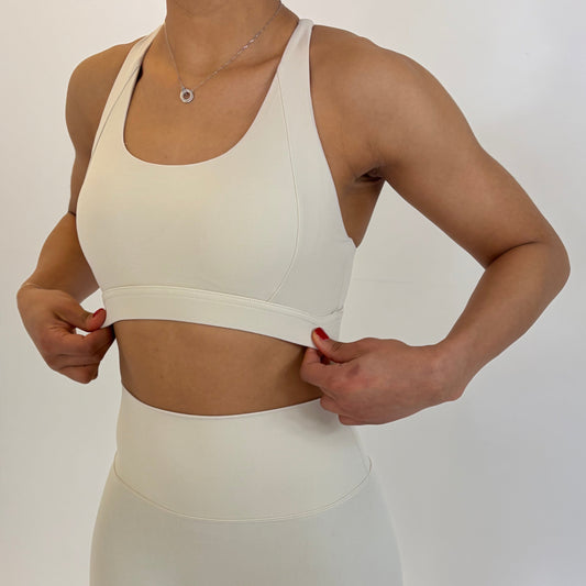 Balance Sports Bra - Cream