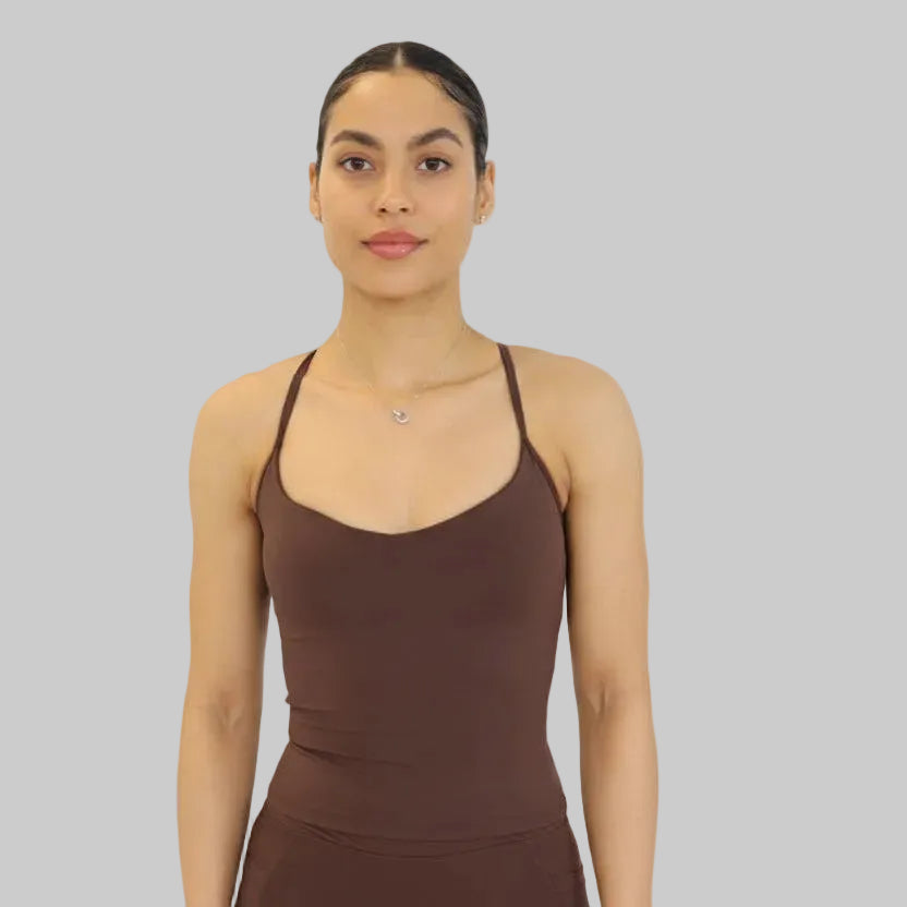 Sculpt Vest - Brown